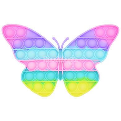 Pop It rainbow butterfly 43798, игрушка антистресс