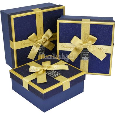 Подарункові картонні коробки 11030160 , компл.3 шт