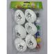 Decorative Easter eggs set, in a bag with header card, 5&times;7 cm, design 10 - 27011712
