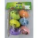 Decorative Easter eggs set, in a bag with header card, 4&times;6 cm, design 7 - 27011721
