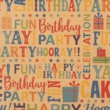 Бумага для упаковки подарков 0,7*1м 3974