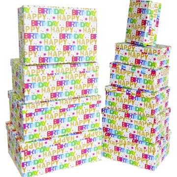 Подарункові картонні коробки 14108841 компл.10 шт