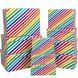 Multicolor diagonal stripe gift boxes, set of 10 pcs, 11102845