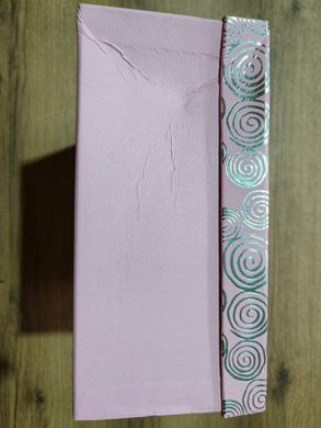 Pink patterned gift boxes, set of 10 pcs, 18109005