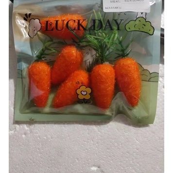 Dekoracyjne marchewki wielkanocne, 5 cm, opakowanie 6 szt. - 27010268