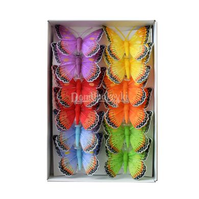 Набор декоративных бабочек 8см 2808122