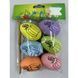 Decorative Easter eggs set, in a bag with header card, 4&times;6 cm, design 9 - 27011723