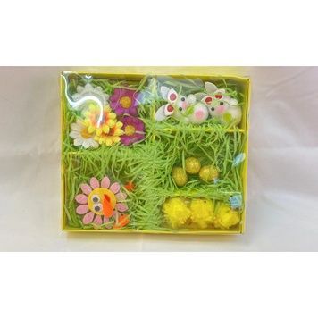 Dekoracyjne kurczaczki wielkanocne, 20&times;17&times;4 cm - 27010674