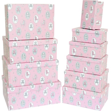 Подарочные картонные коробки 111376957 компл.10шт