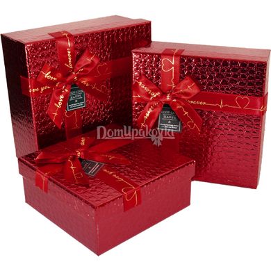 Подарункові картонні коробки 11030115, компл.3 шт