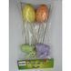 Decorative Easter eggs set, in a bag with header card, with a bunny, 5&times;7 cm, design 11 - 27011274