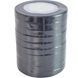 Атласная лента 1 см &times; 23 м, черная - 1023A039F