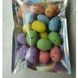 Decorative speckled Easter eggs, 3&times;4 cm, pack of 18, colour multicolour - 27010120