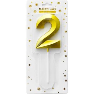 Праздничная свеча цифра 2 31202