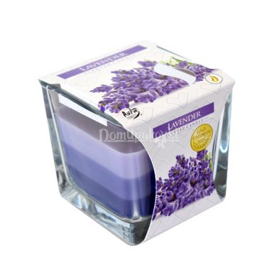 Свічка скло Bispol SNK8079 Lavender