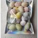 Decorative speckled Easter eggs, 3&times;4 cm, pack of 18, colour milky - 27010121