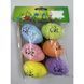 Decorative Easter eggs set, in a bag with header card, 4&times;6 cm, design 12 - 27011726