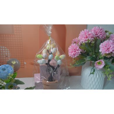 Easter egg tree in a pot, 2&times;3 cm, pack of 18, design 1 - 27010422