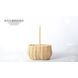 Imitation rattan woven basket, oval, beige, 20&times;14&times;29 cm - 27011877