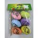 Decorative Easter eggs set, in a bag with header card, 4&times;6 cm, design 13 - 27011727