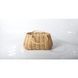 Imitation rattan woven basket, beige, 21&times;14&times;23 cm - 27011878
