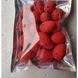 Decorative speckled Easter eggs, 3&times;4 cm, pack of 18, colour red - 27010123