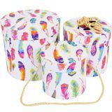 Набір подарункових коробок круглих 3шт 25030357
