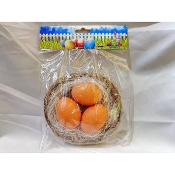 Easter nest with eggs, 15 cm - 27010879