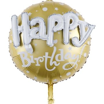 Кулька фольгована 3D Happy Birthday 332625