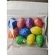 Decorative Easter eggs with gold dusting, 5&times;7 cm, pack of 10, design 2 - 27010224
