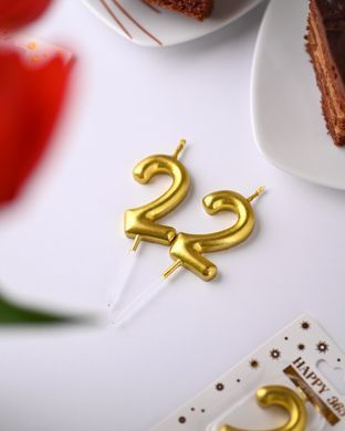 Святкова свiчка цифра 2 32002