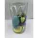 Easter decoration, in a clear tube, with a bunny, 3&times;5 cm, design 4 - 27011563