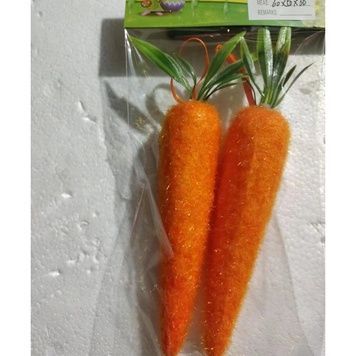 Dekoracyjne marchewki wielkanocne, 14 cm, opakowanie 2 szt. - 27010276