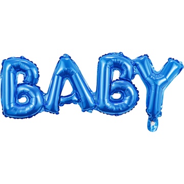 Кулька фольгована BABY синя 333547