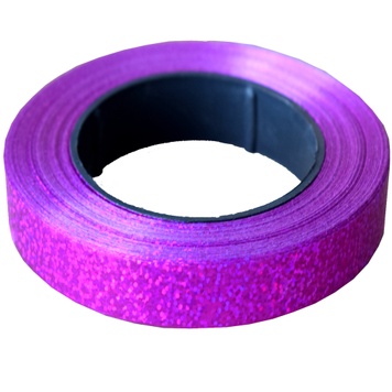Лента полипропиленовая фиолетовая голограмма (45м x 2см), 58993