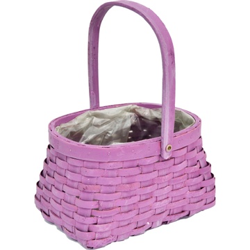 Кошик плетений фіолетовий 375038