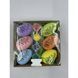 Decorative Easter eggs set, in a window box, 4&times;6 cm, design 3 - 27011783
