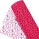 Floral mesh cobweb 50 cm &times; 4.57 m, raspberry - 7676