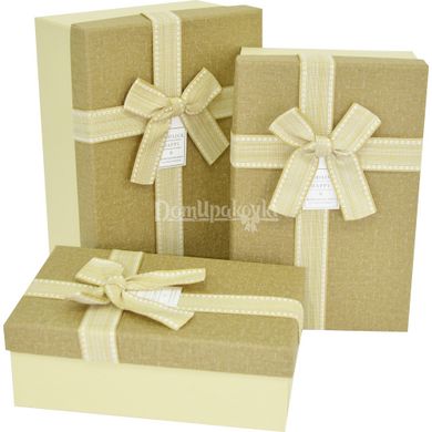 Подарункові картонні коробки 11030352, компл.3 шт