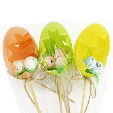 Пасхальные декоративные яйца 375769 набор 3шт