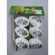 Decorative Easter eggs set, in a bag with header card, 4&times;6 cm, design 21 - 27011735