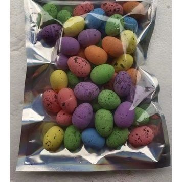 Dekoracyjne jajka wielkanocne w kropki, 1,8&times;2,5 cm, opakowanie 50 szt., kolor wielokolorowy - 27010081