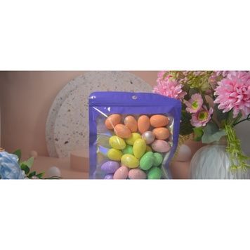 Decorative glitter Easter eggs, 2&times;3 cm, pack of 36, colour multicolour - 27010031