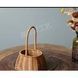 Imitation rattan woven basket, round - 27011886