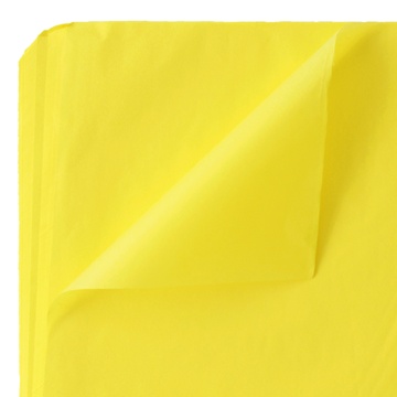 Папір тішью, жовтий, 50х70см, 103945, пак.50шт.