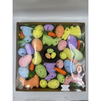 Пасхальные яйца декоративные, набор, в коробке с окошком - 27011388