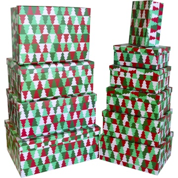 Подарункові картонні коробки 14109022 компл.10 шт
