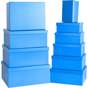 Подарочные картонные коробки 14108483, компл.10 шт