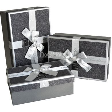 Подарункові картонні коробки 11030450, компл.3 шт