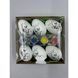 Decorative Easter eggs set, in a window box, 4&times;6 cm, design 8 - 27011788